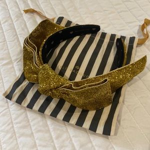 Lele Sadoughi Gold Shirley headband